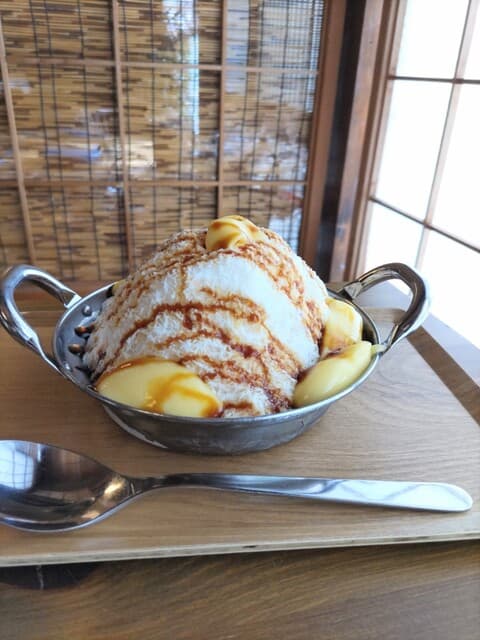 韓国かき氷 ピンスピン の写真 13