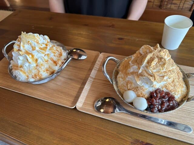 韓国かき氷 ピンスピン の写真 7