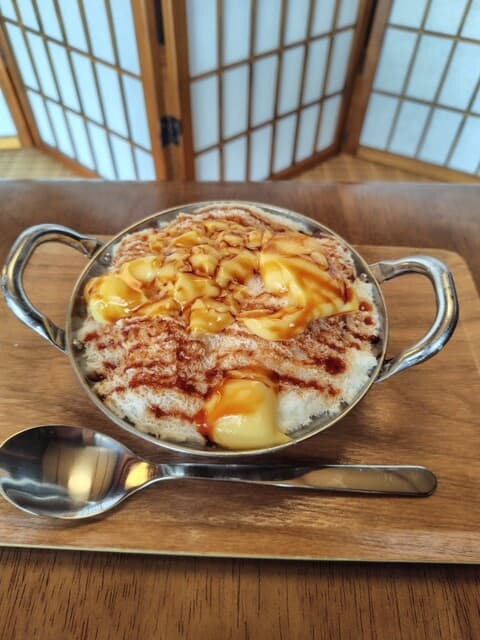 韓国かき氷 ピンスピン の写真 6